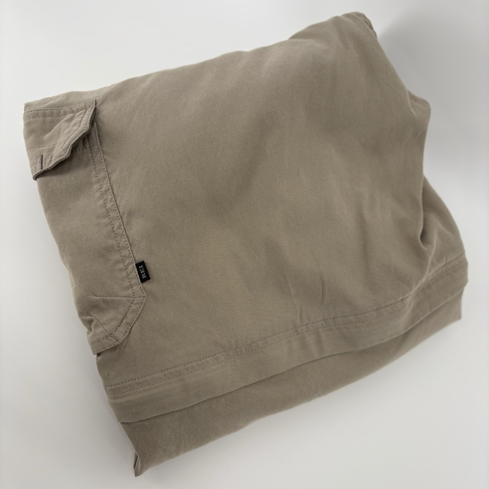 REI CO-OP Nylon Khaki Hike Camp Zip Off Up Convertible Leg Cargo Pants Men 36x32
